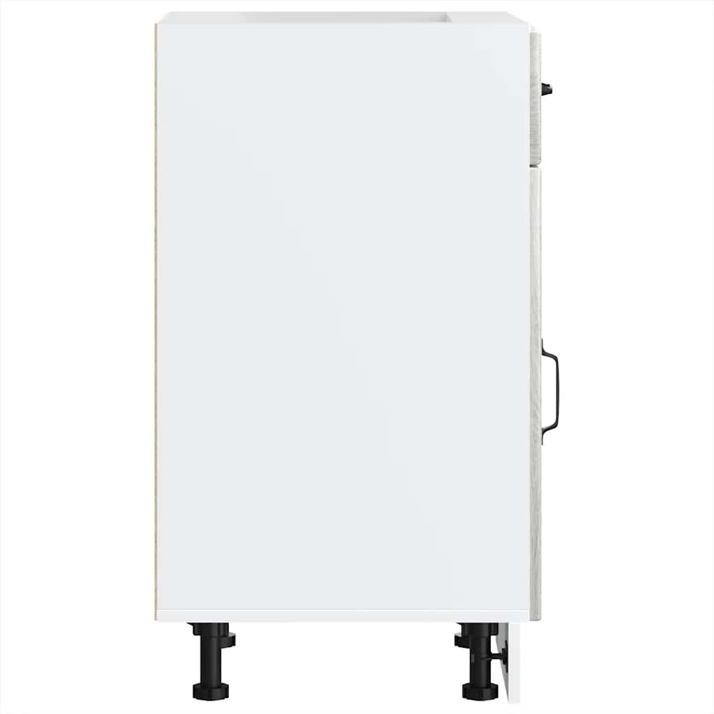 vidaXL ντουλάπι βάσης κουζίνας Lucca Γκρίζο Σονόμα κατασκευασμένο ξύλο