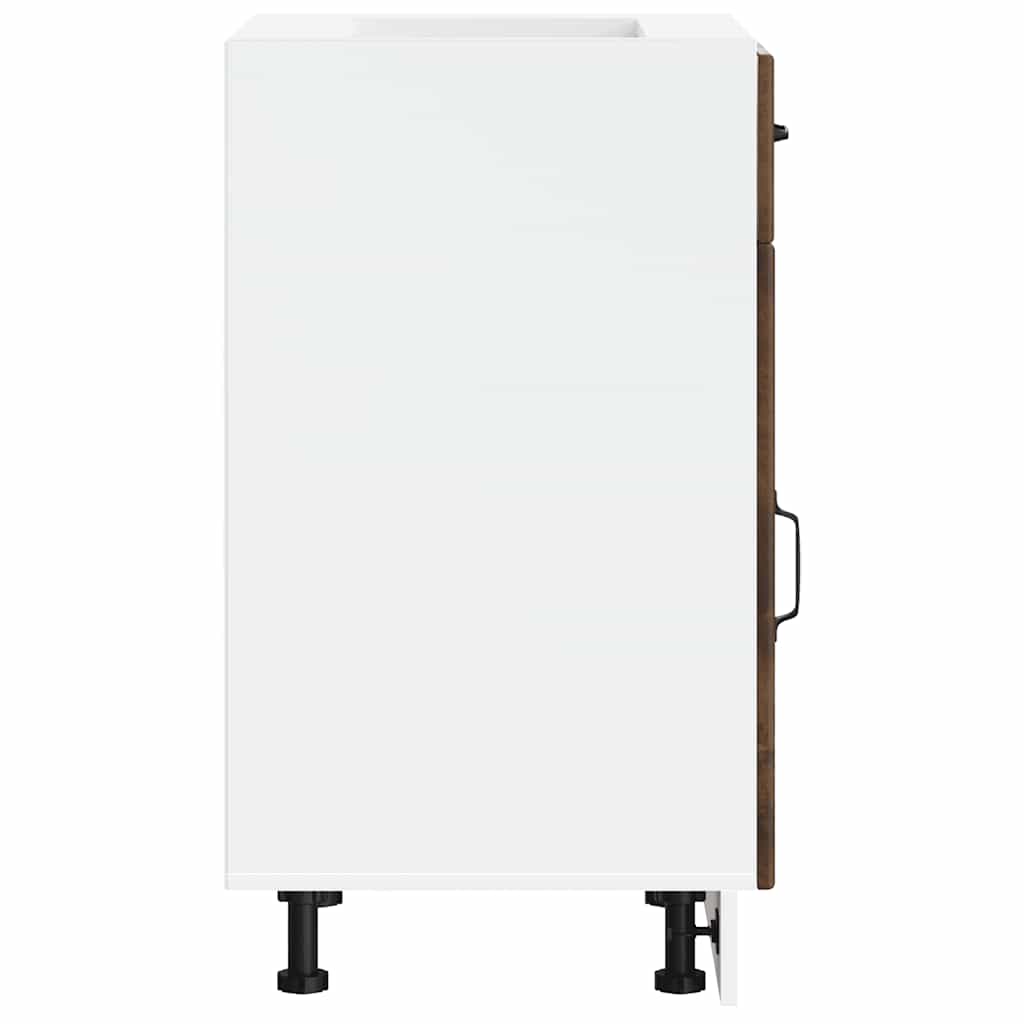 vidaXL ντουλάπι βάσης κουζίνας Lucca Καπνιστή βελανιδιά