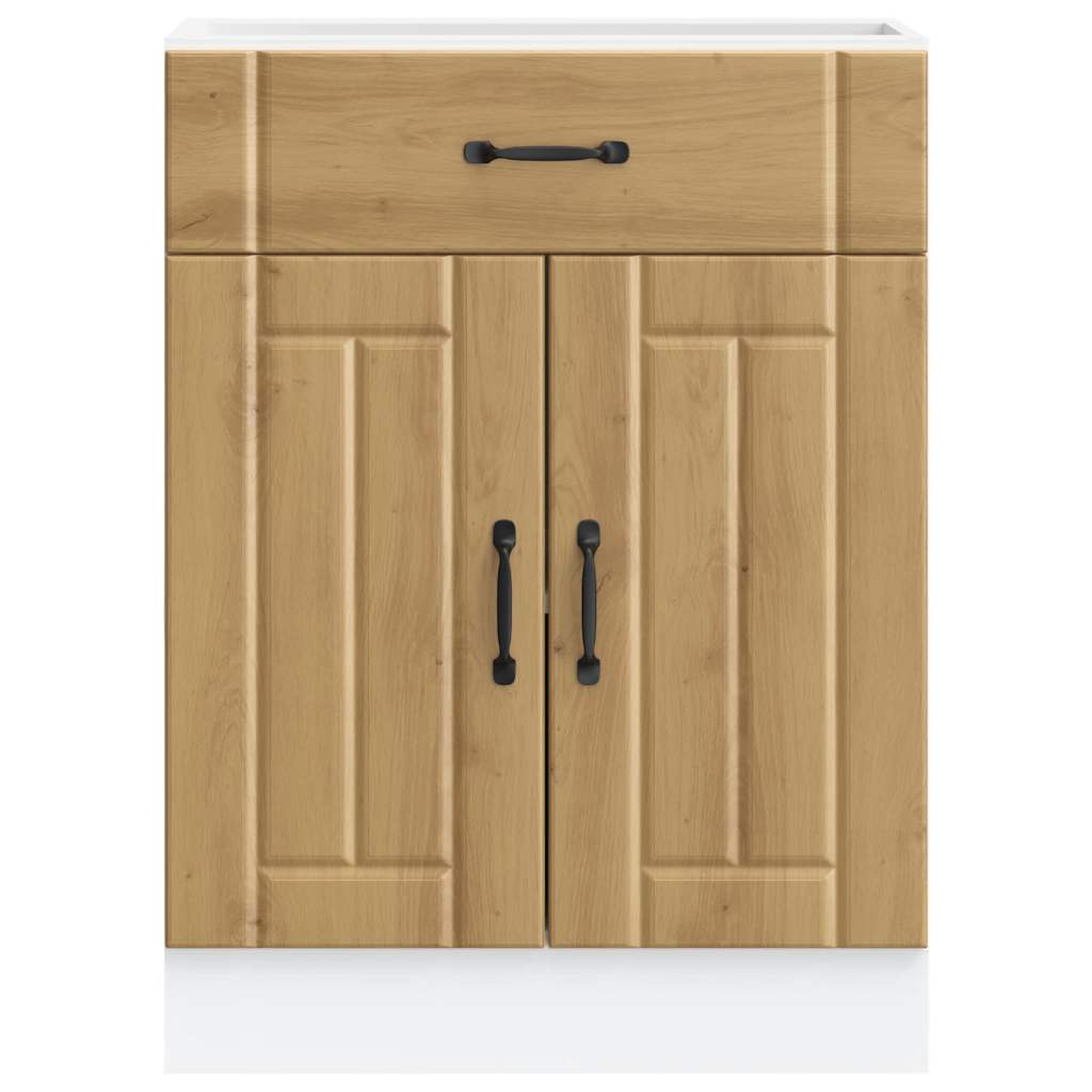 vidaXL ντουλάπι βάσης κουζίνας Lucca Δρυς τεχνίτης κατασκευασμένο ξύλο