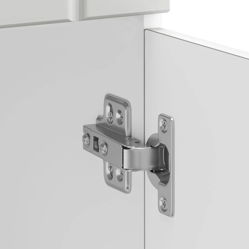 vidaXL ντουλάπι βάσης κουζίνας Lucca Λευκό κατασκευασμένο ξύλο