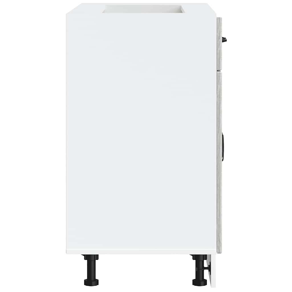 vidaXL ντουλάπι βάσης κουζίνας Lucca Γκρίζο Σονόμα κατασκευασμένο ξύλο