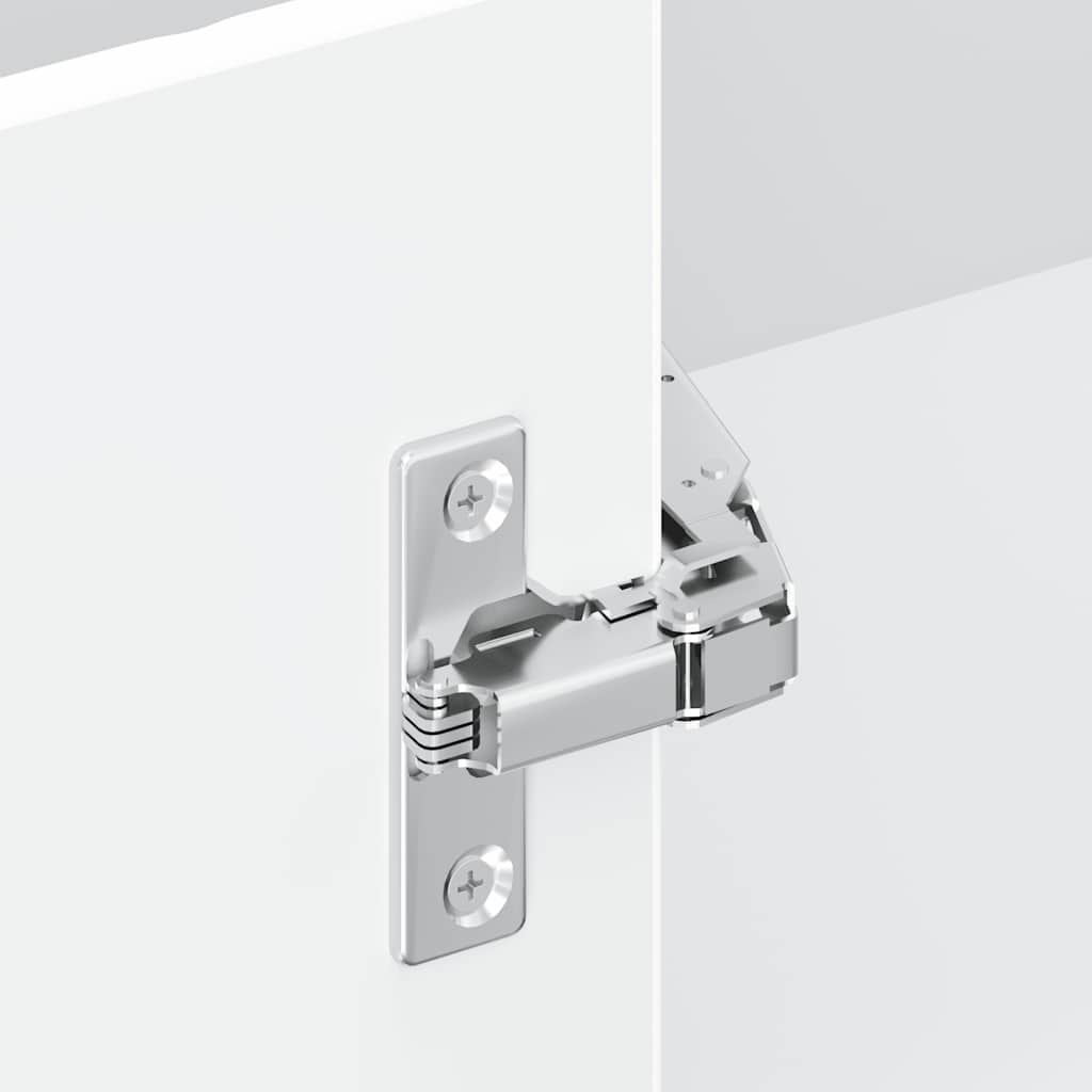 vidaXL Γωνιακό ντουλάπι βάσης κουζίνας "Lucca" Λευκό