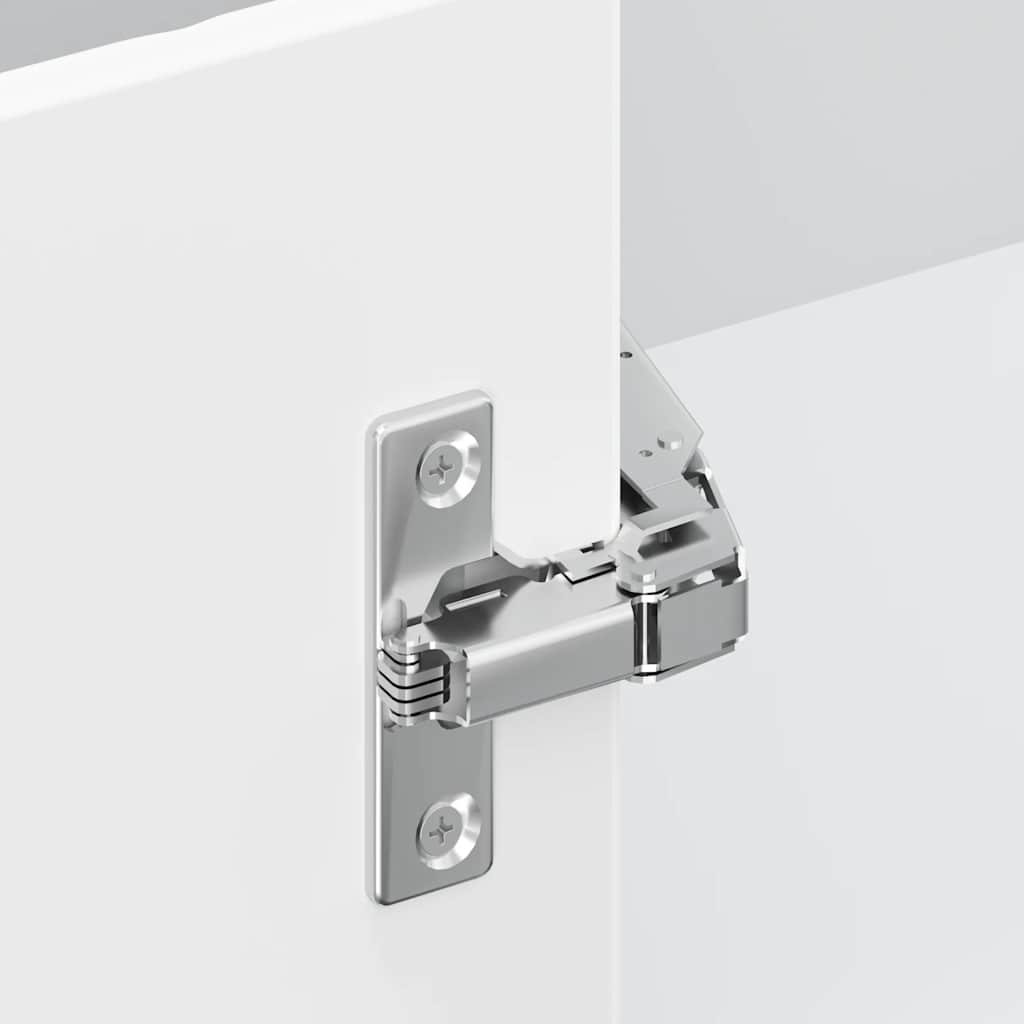 vidaXL Γωνιακό ντουλάπι βάσης κουζίνας "Lucca" High Gloss White