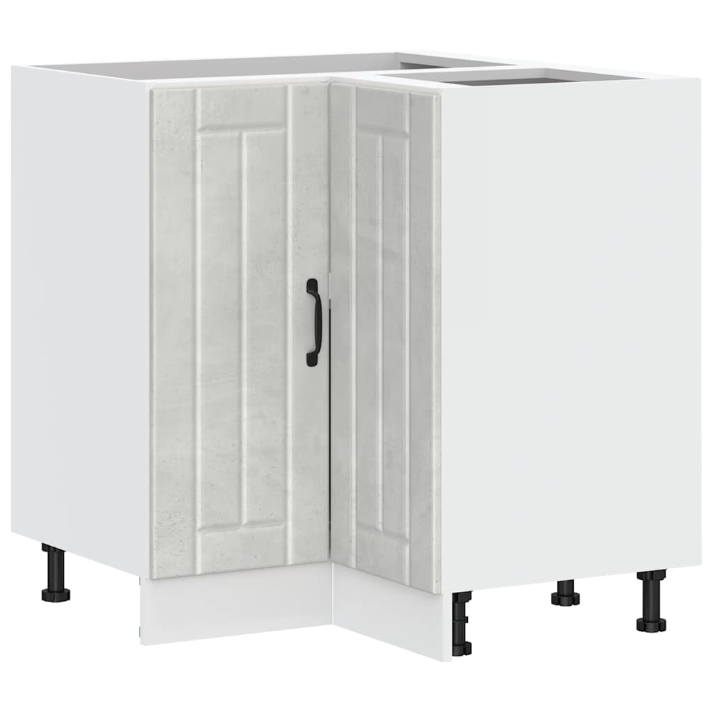 vidaXL Γωνιακό ντουλάπι βάσης κουζίνας "Lucca" Σκυρόδεμα γκρι