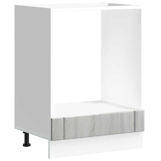 vidaXL Ντουλάπι φούρνου "Lucca" Γκρι Sonoma Κατασκευασμένο ξύλο