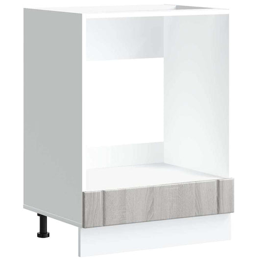 vidaXL Ντουλάπι φούρνου "Lucca" Γκρι Sonoma Κατασκευασμένο ξύλο