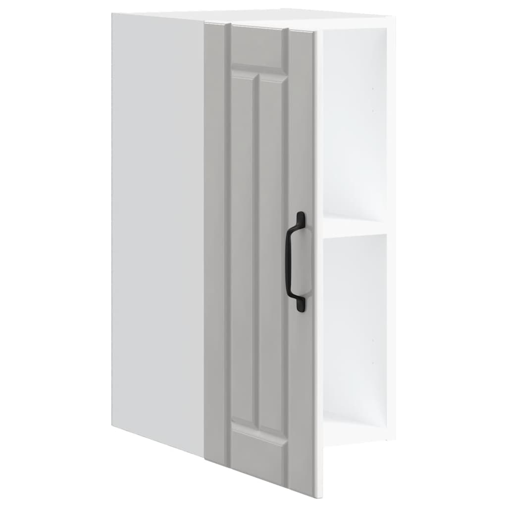 vidaXL ντουλάπι τοίχου κουζίνας "Lucca" Υψηλή στιλπνότητα λευκό