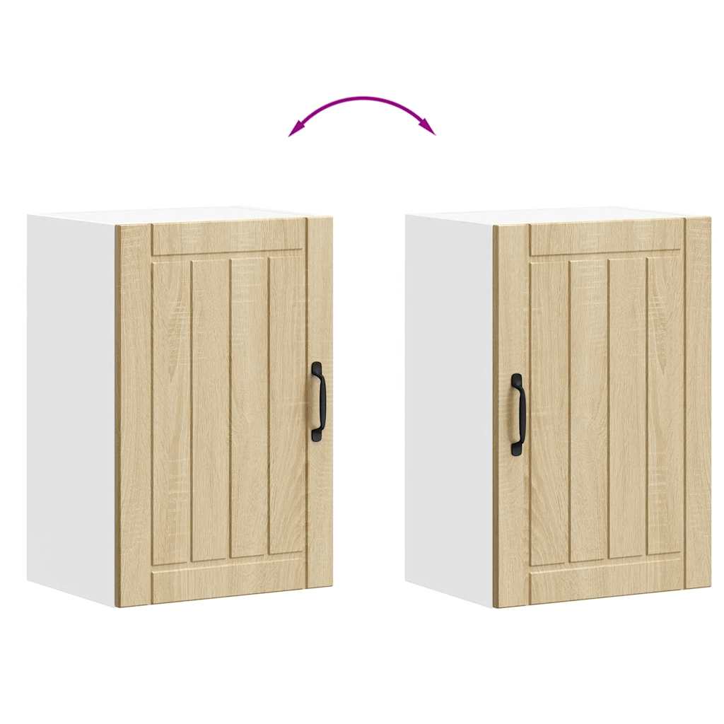 vidaXL ντουλάπι τοίχου κουζίνας "Lucca" Sonoma Oak Engineered Wood