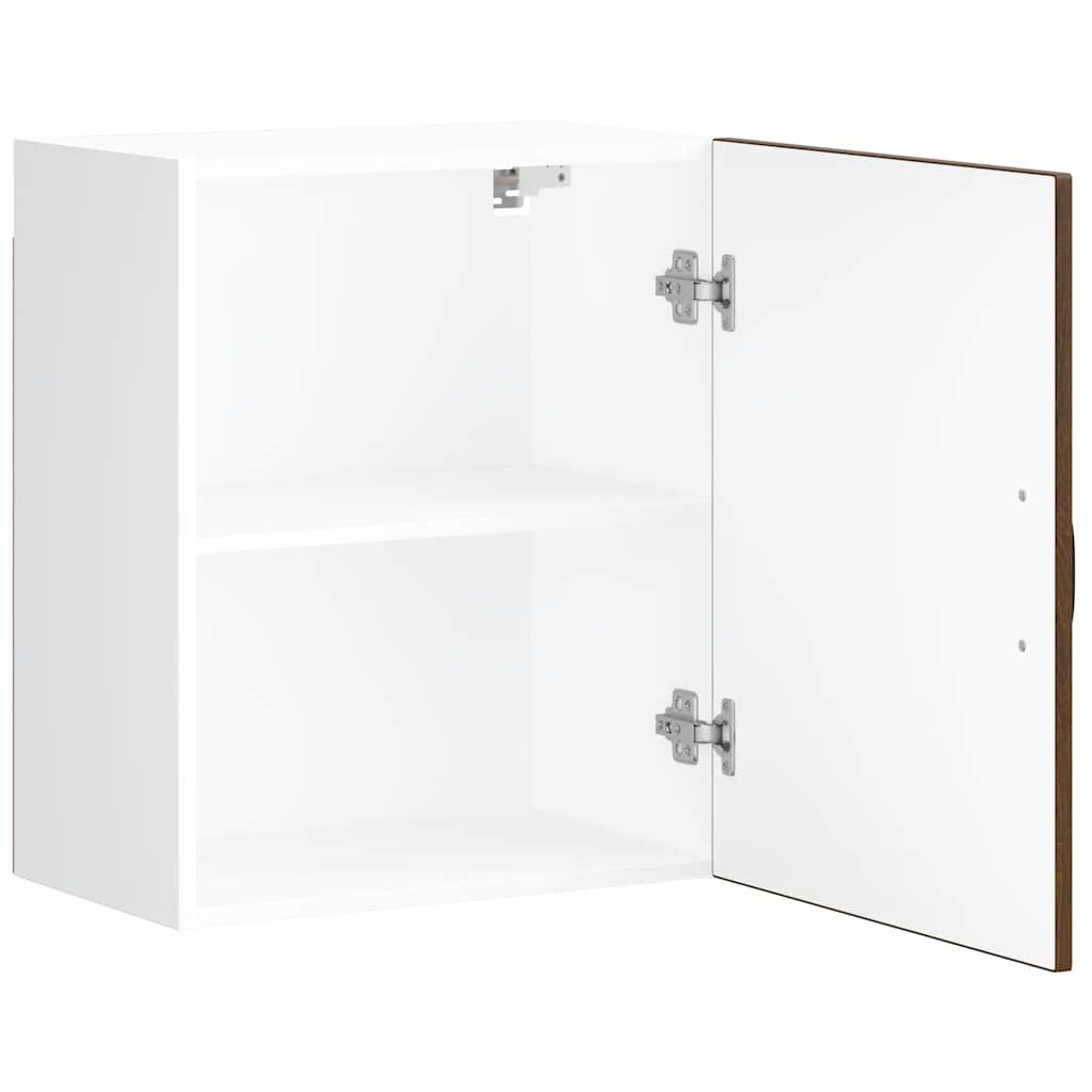 vidaXL ντουλάπι τοίχου κουζίνας "Lucca" Καφέ δρυς καπλαμά ξύλινο