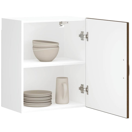 vidaXL ντουλάπι τοίχου κουζίνας "Lucca" Καφέ δρυς καπλαμά ξύλινο