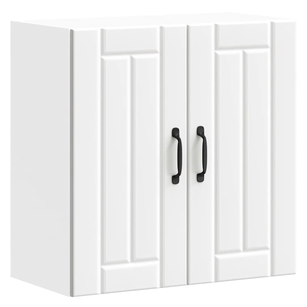 vidaXL ντουλάπι τοίχου κουζίνας "Lucca" Λευκό κατασκευασμένο ξύλο