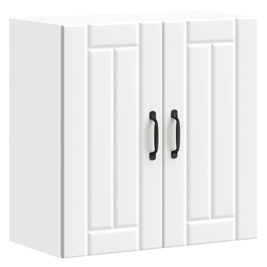 vidaXL ντουλάπι τοίχου κουζίνας "Lucca" Λευκό κατασκευασμένο ξύλο