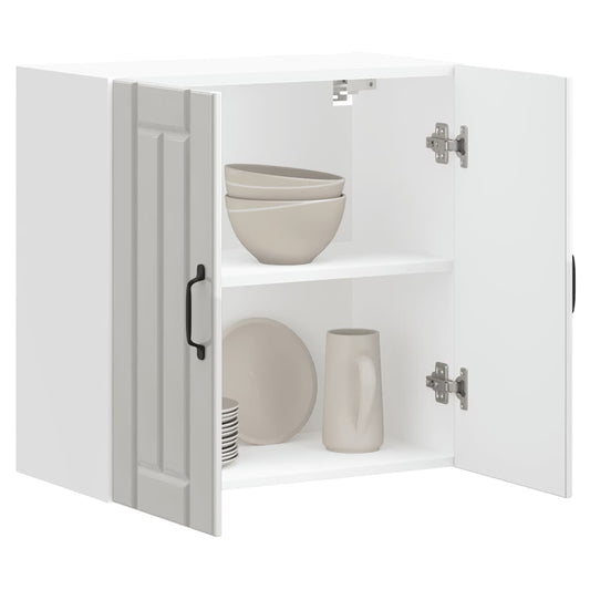 vidaXL ντουλάπι τοίχου κουζίνας "Lucca" Υψηλή στιλπνότητα λευκό