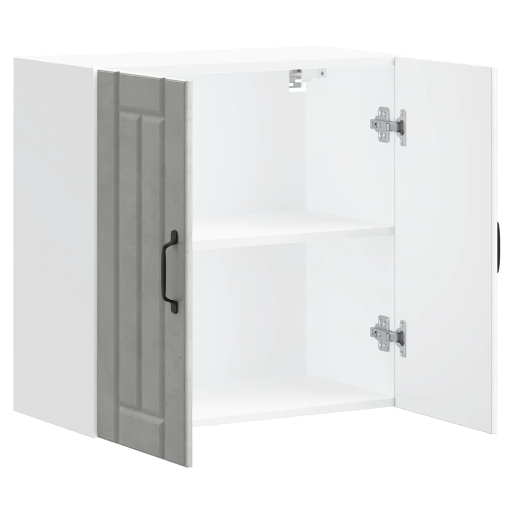 vidaXL ντουλάπι τοίχου κουζίνας "Lucca" Σκυρόδεμα γκρι