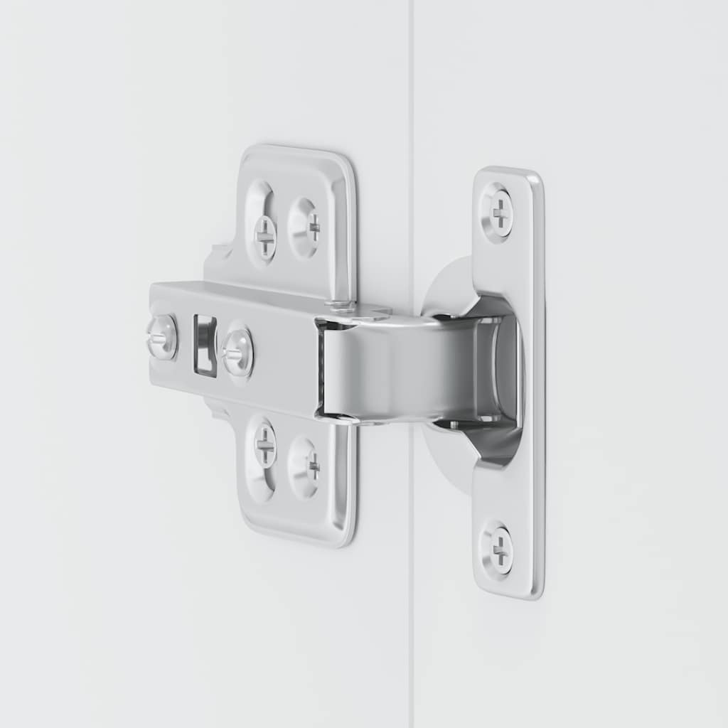 vidaXL ντουλάπι τοίχου κουζίνας "Lucca" Υψηλή στιλπνότητα λευκό