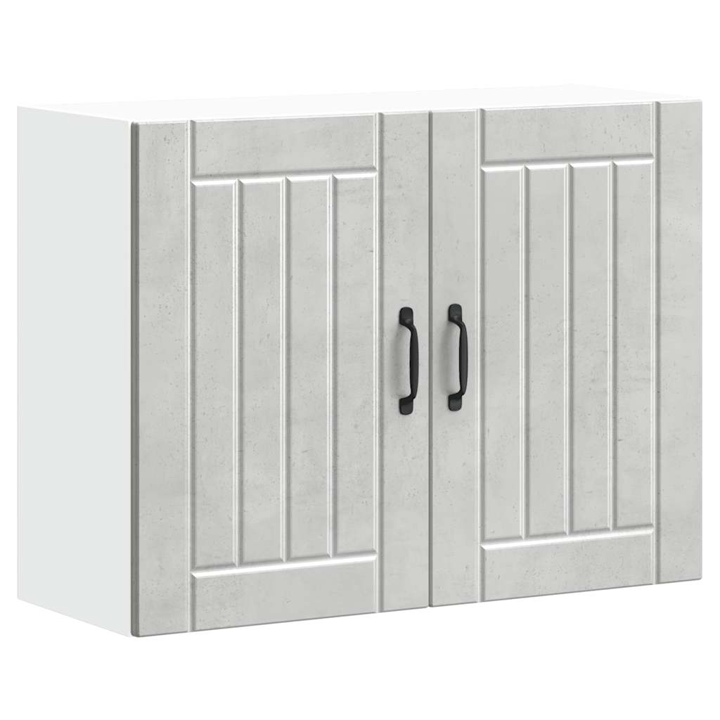 vidaXL ντουλάπι τοίχου κουζίνας "Lucca" Σκυρόδεμα γκρι