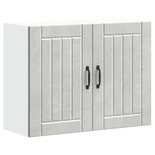 vidaXL ντουλάπι τοίχου κουζίνας "Lucca" Σκυρόδεμα γκρι