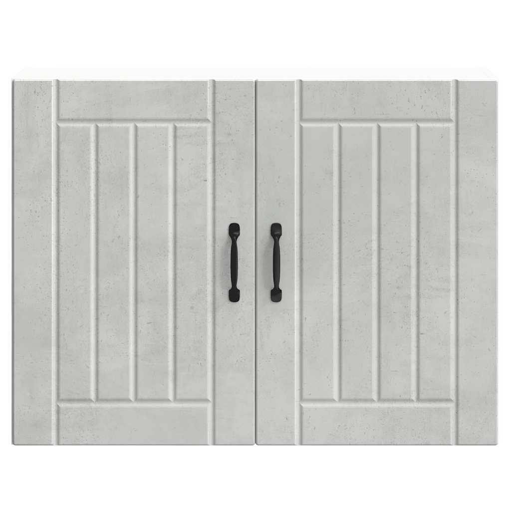 vidaXL ντουλάπι τοίχου κουζίνας "Lucca" Σκυρόδεμα γκρι