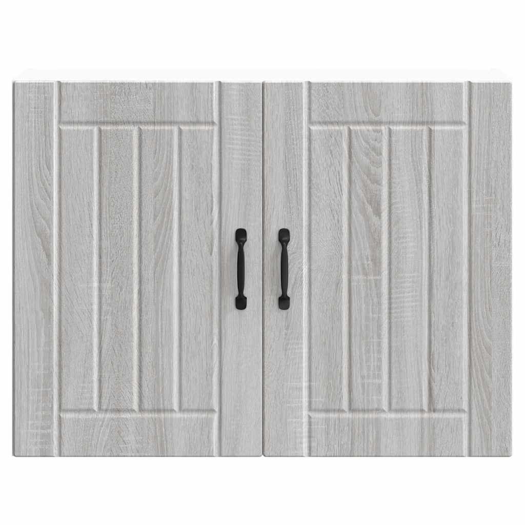 vidaXL Ντουλάπι τοίχου κουζίνας Lucca Γκρι Sonoma Κατασκευασμένο ξύλο