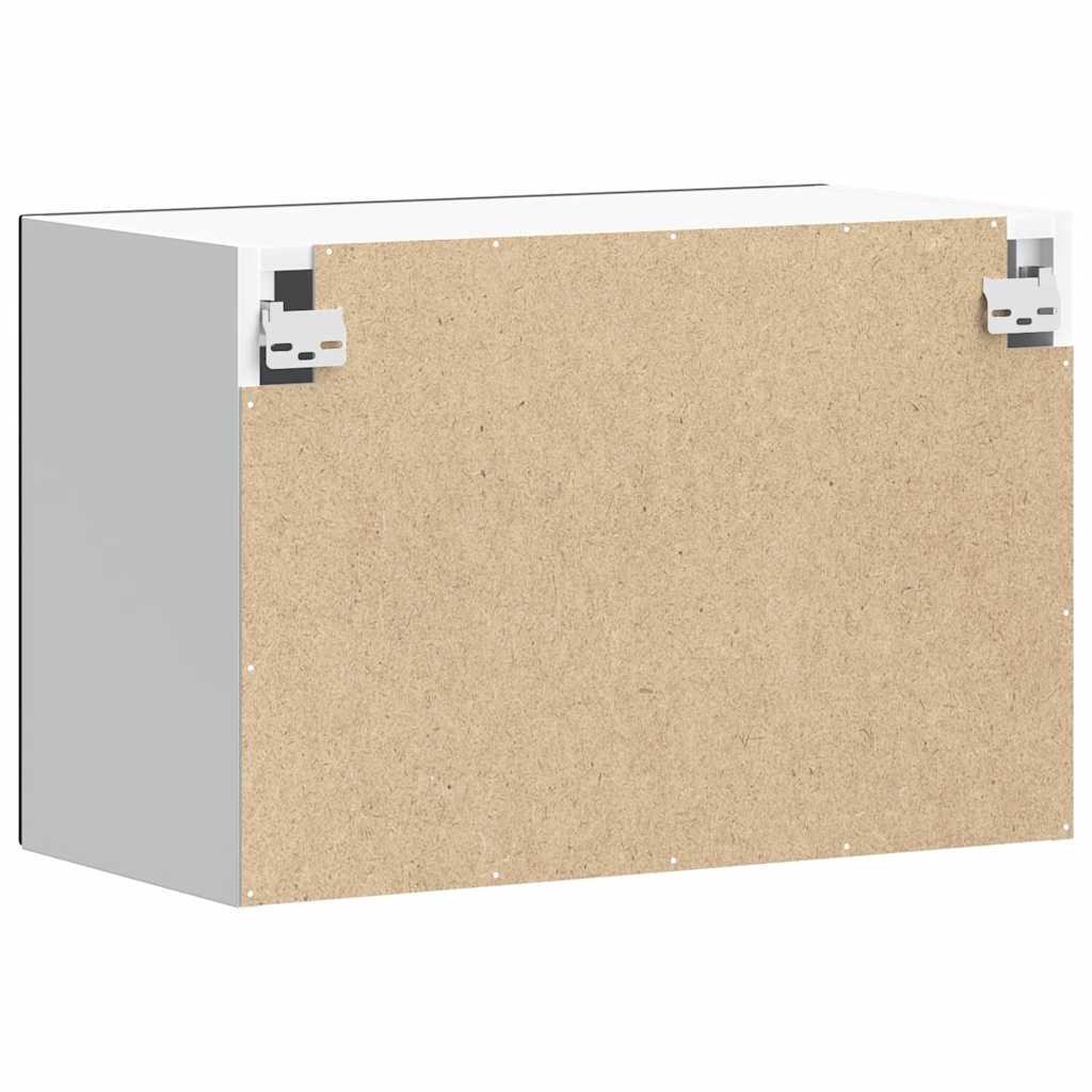 vidaXL Ντουλάπι τοίχου κουζίνας "Lucca" Μαύρο κατασκευασμένο ξύλο