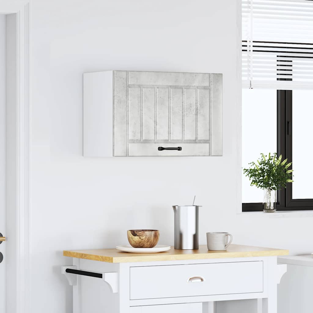 vidaXL ντουλάπι τοίχου κουζίνας "Lucca" Σκυρόδεμα γκρι