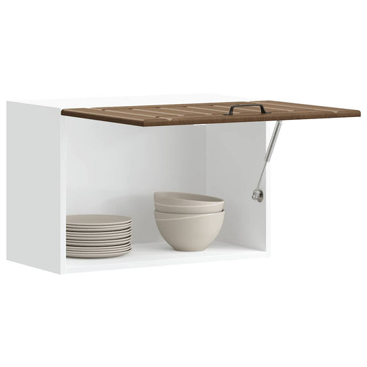 vidaXL ντουλάπι τοίχου κουζίνας "Lucca" Καφέ δρυς καπλαμά ξύλινο