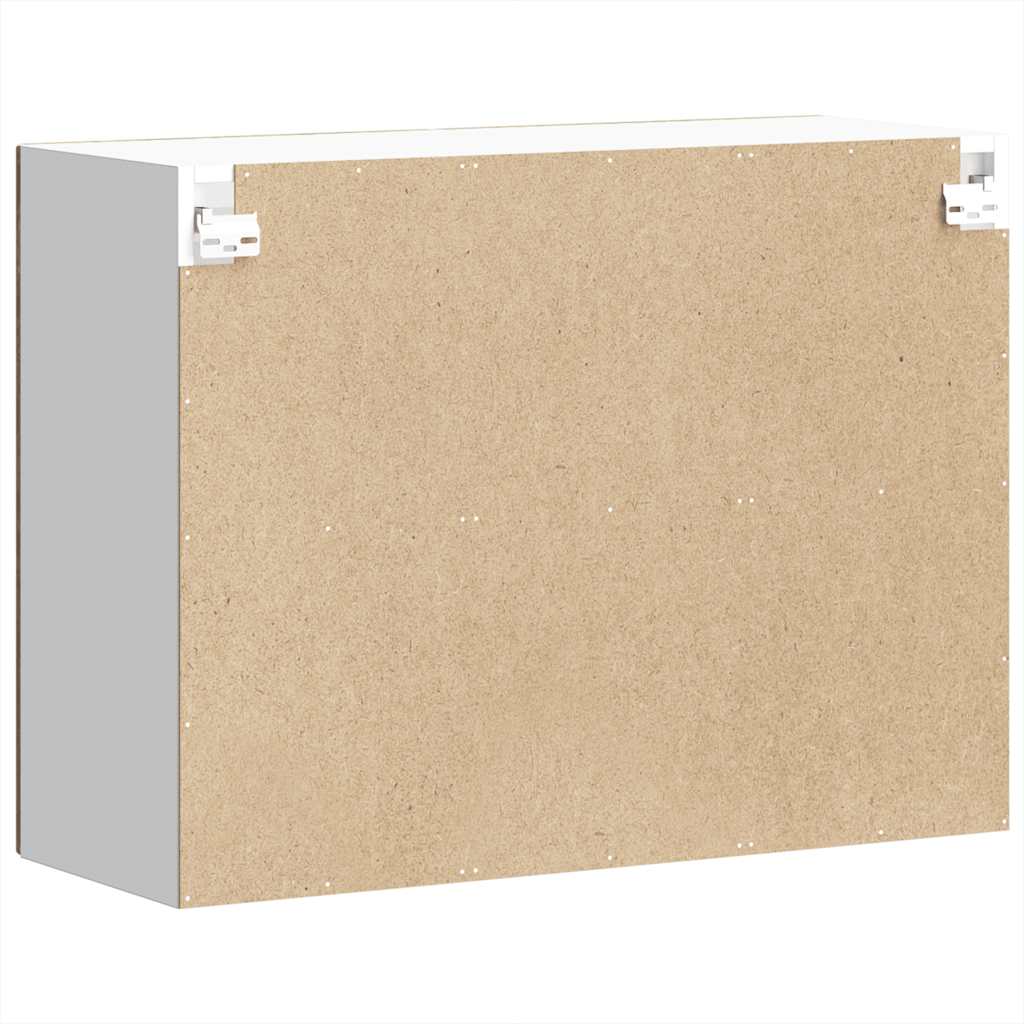 vidaXL ντουλάπι τοίχου κουζίνας με γυάλινη πόρτα "Lucca" Παλιό ξύλο