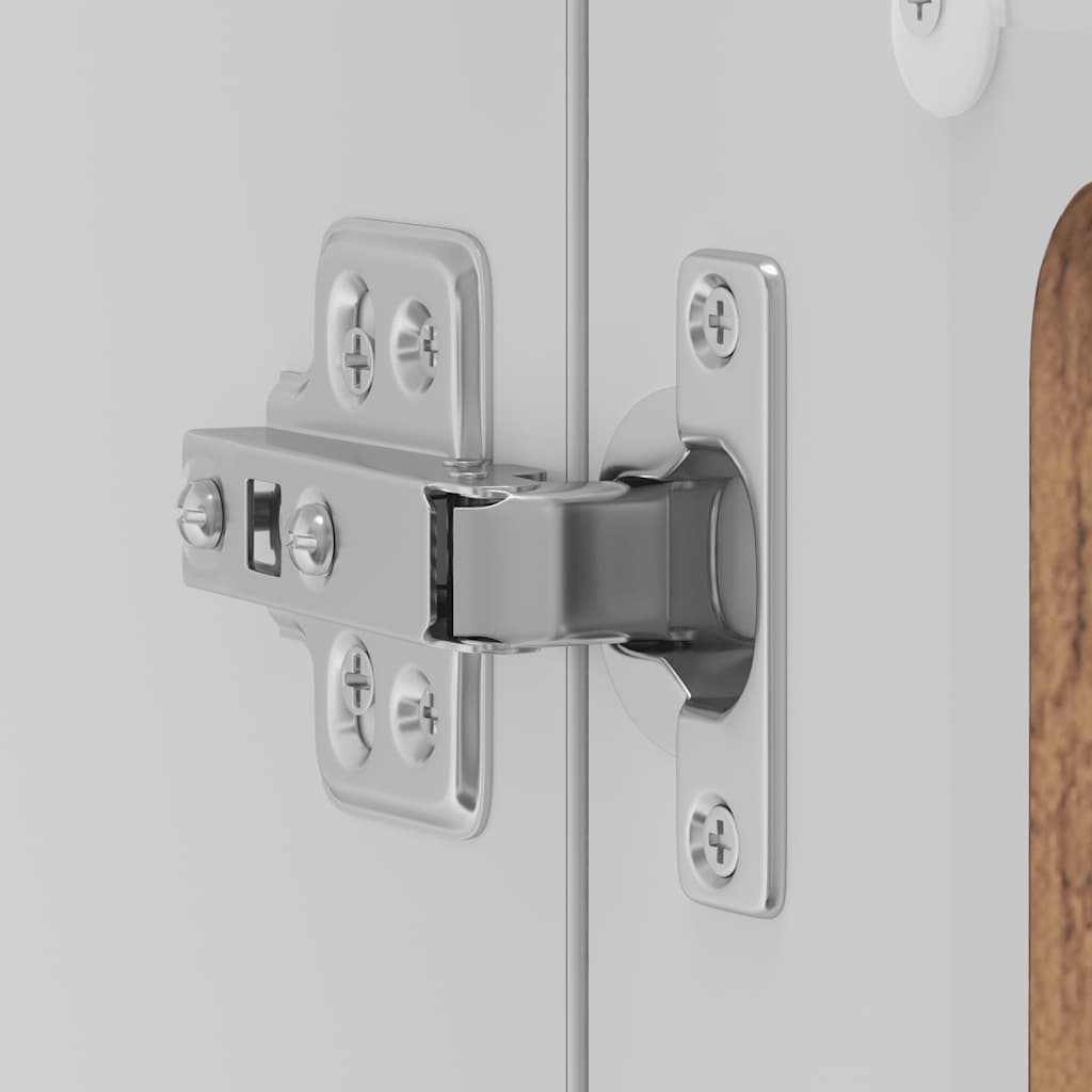 vidaXL ντουλάπι τοίχου κουζίνας με γυάλινη πόρτα "Lucca" Παλιό ξύλο