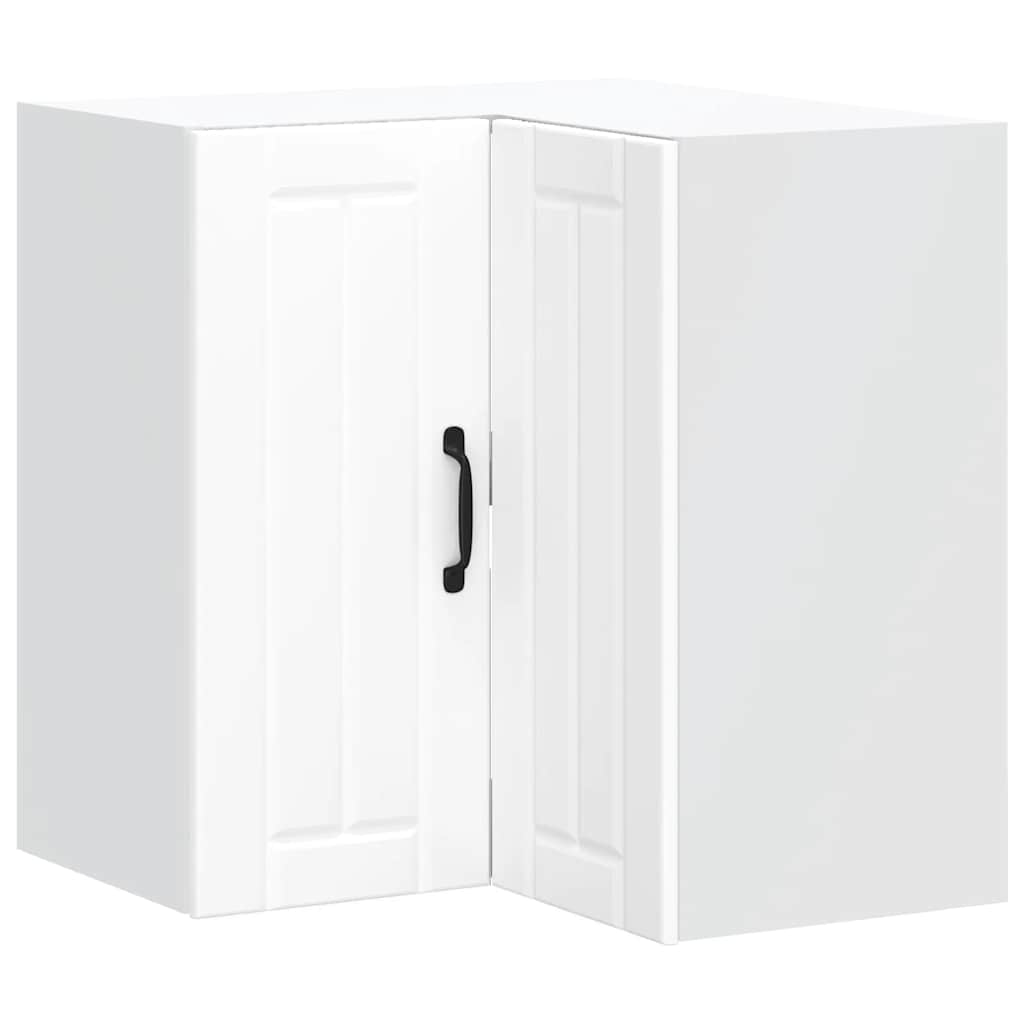 vidaXL Γωνιακό ντουλάπι τοίχου κουζίνας "Lucca" Λευκό