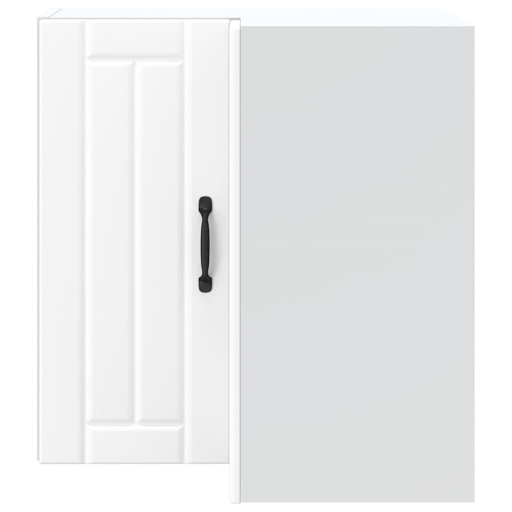 vidaXL Γωνιακό ντουλάπι τοίχου κουζίνας "Lucca" Λευκό