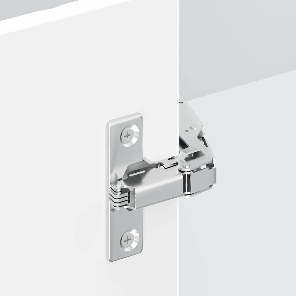 vidaXL Γωνιακό ντουλάπι τοίχου κουζίνας "Lucca" Λευκό