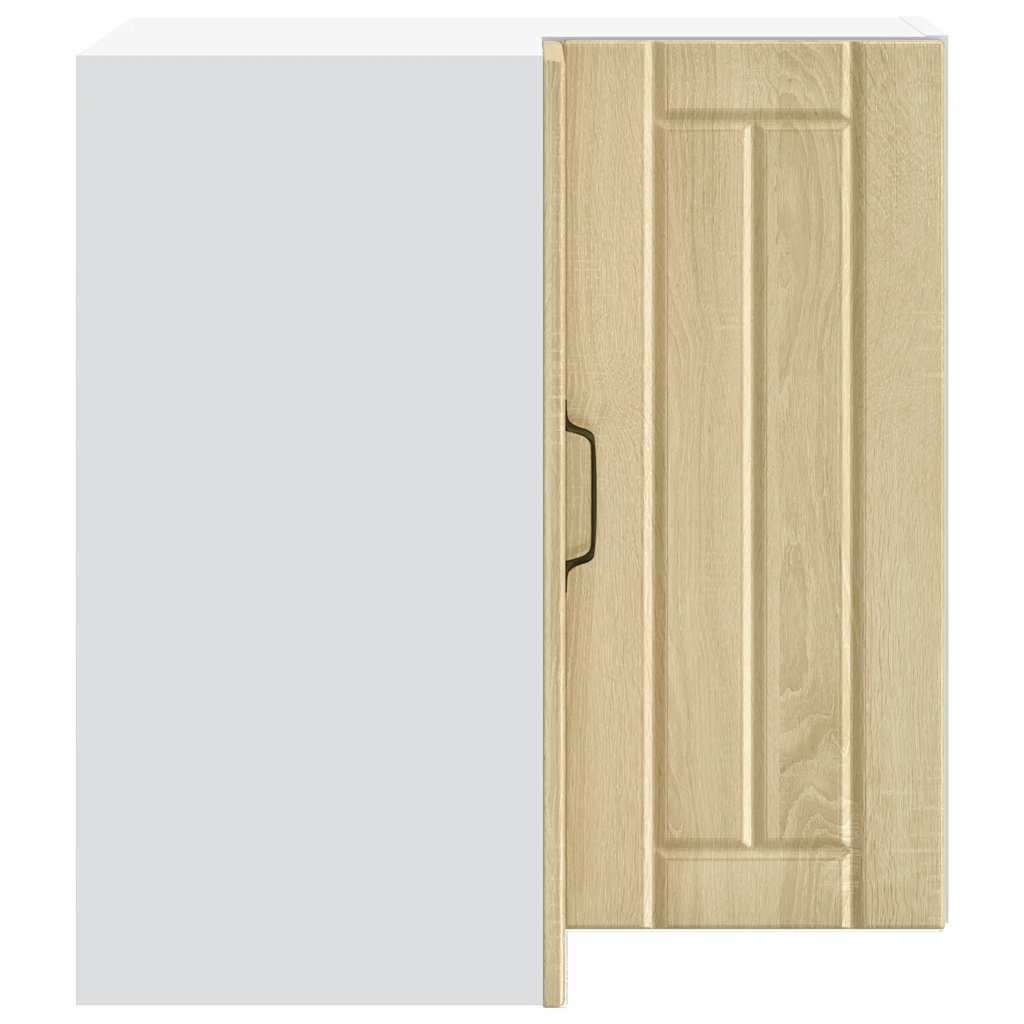 vidaXL γωνιακό ντουλάπι κουζίνας τοίχου "Lucca" Sonoma Oak