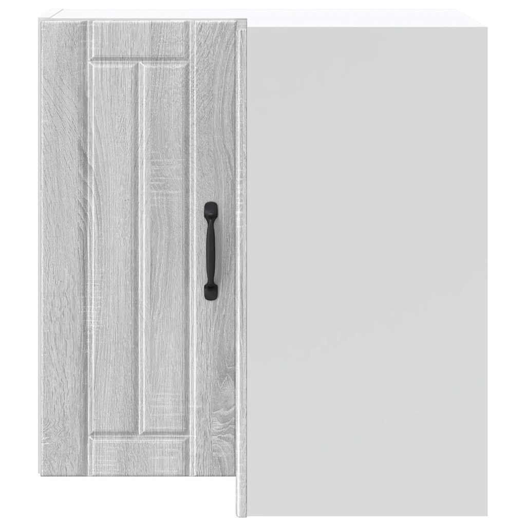 vidaXL Γωνιακό ντουλάπι τοίχου κουζίνας "Lucca" Γκρι Sonoma