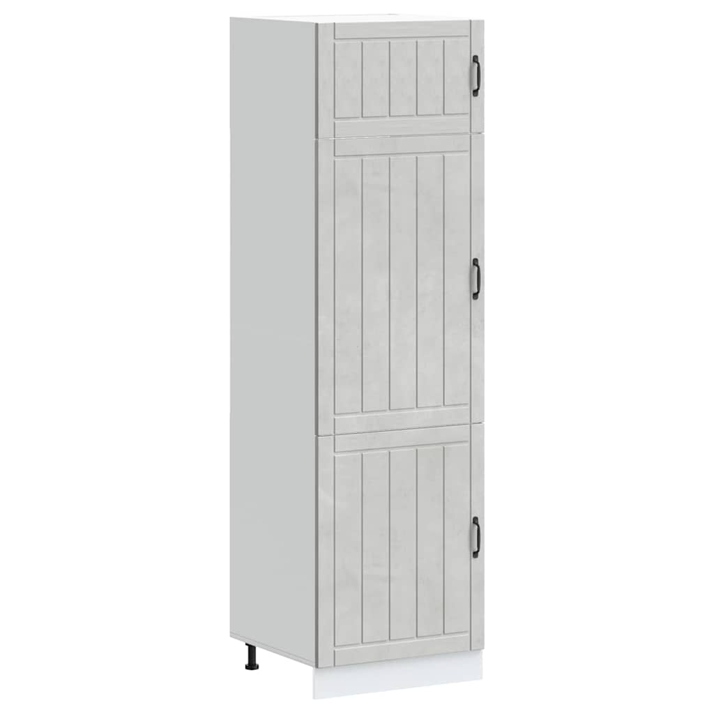 vidaXL Ντουλάπι κουζίνας "Lucca" Σκυρόδεμα Γκρι Τεχνητό ξύλο