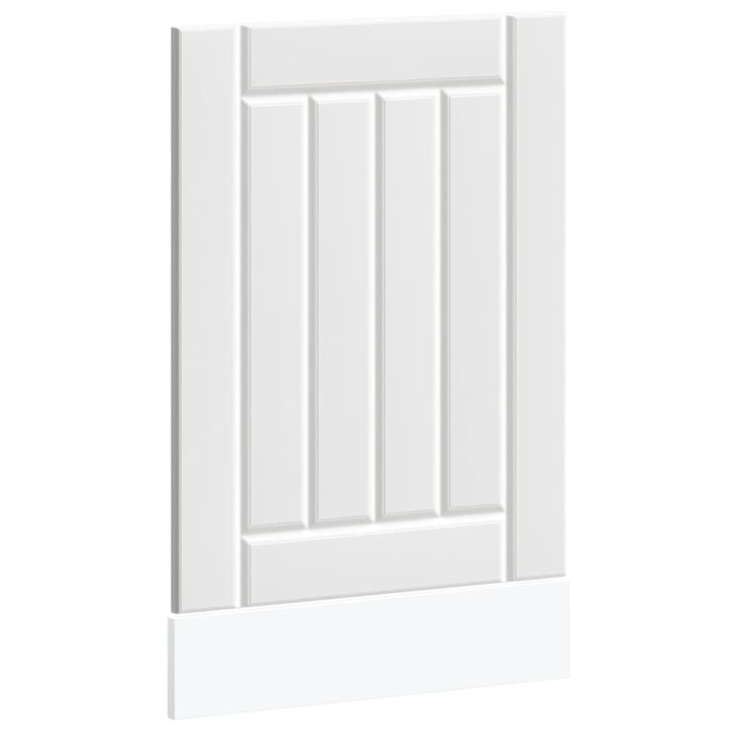 vidaXL Πίνακας πλυντηρίου πιάτων "Lucca" Λευκό μηχανικό ξύλο