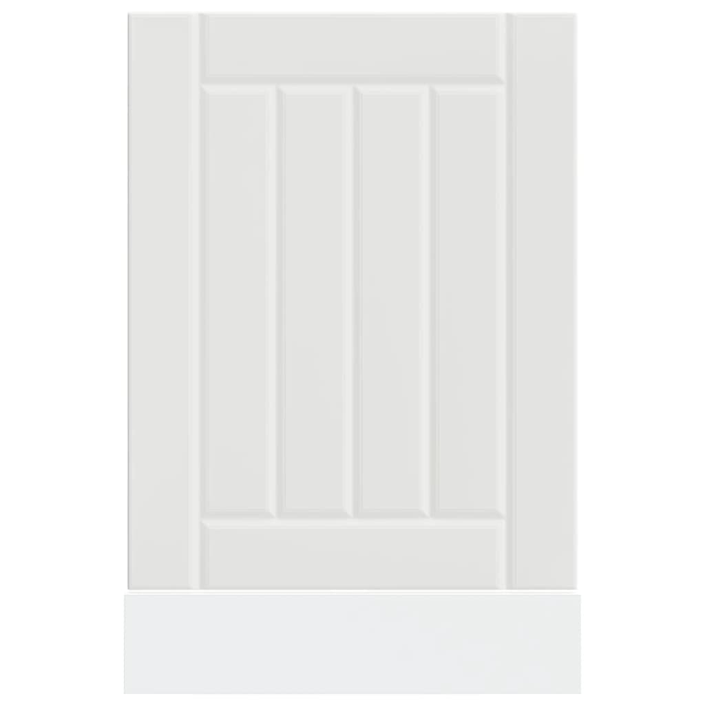 vidaXL Πίνακας πλυντηρίου πιάτων "Lucca" Λευκό μηχανικό ξύλο