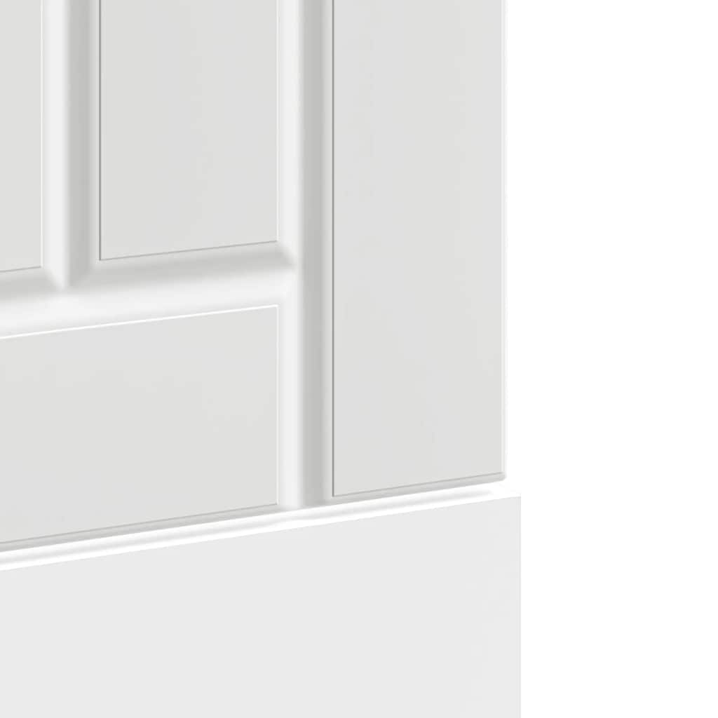 vidaXL Πίνακας πλυντηρίου πιάτων "Lucca" Λευκό μηχανικό ξύλο