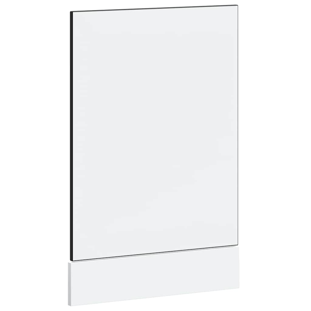 vidaXL Πίνακας πλυντηρίου πιάτων "Lucca" Μαύρο μηχανουργικό ξύλο