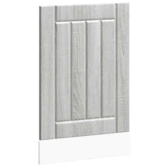 vidaXL Πίνακας πλυντηρίου πιάτων "Lucca" Γκρι Sonoma