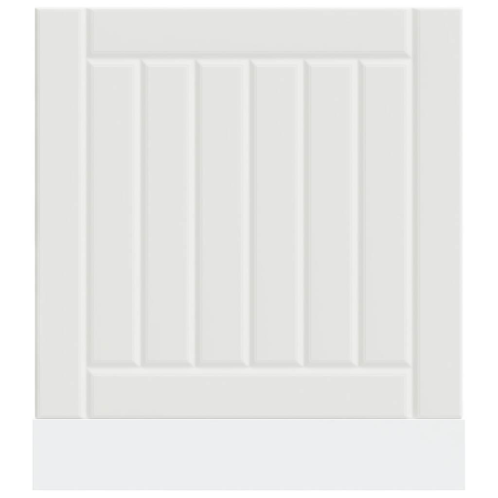 vidaXL Πίνακας πλυντηρίου πιάτων "Lucca" Λευκό μηχανικό ξύλο