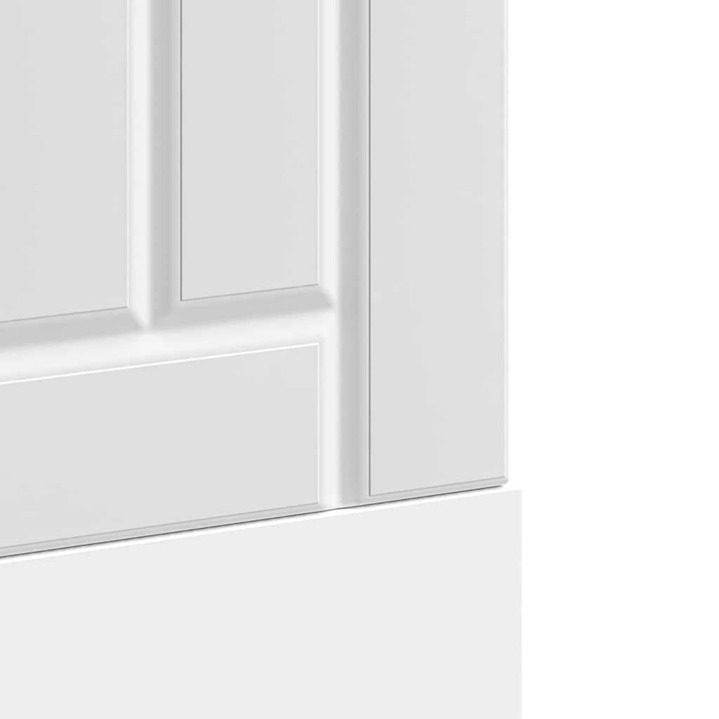 vidaXL Πίνακας πλυντηρίου πιάτων "Lucca" Λευκό μηχανικό ξύλο