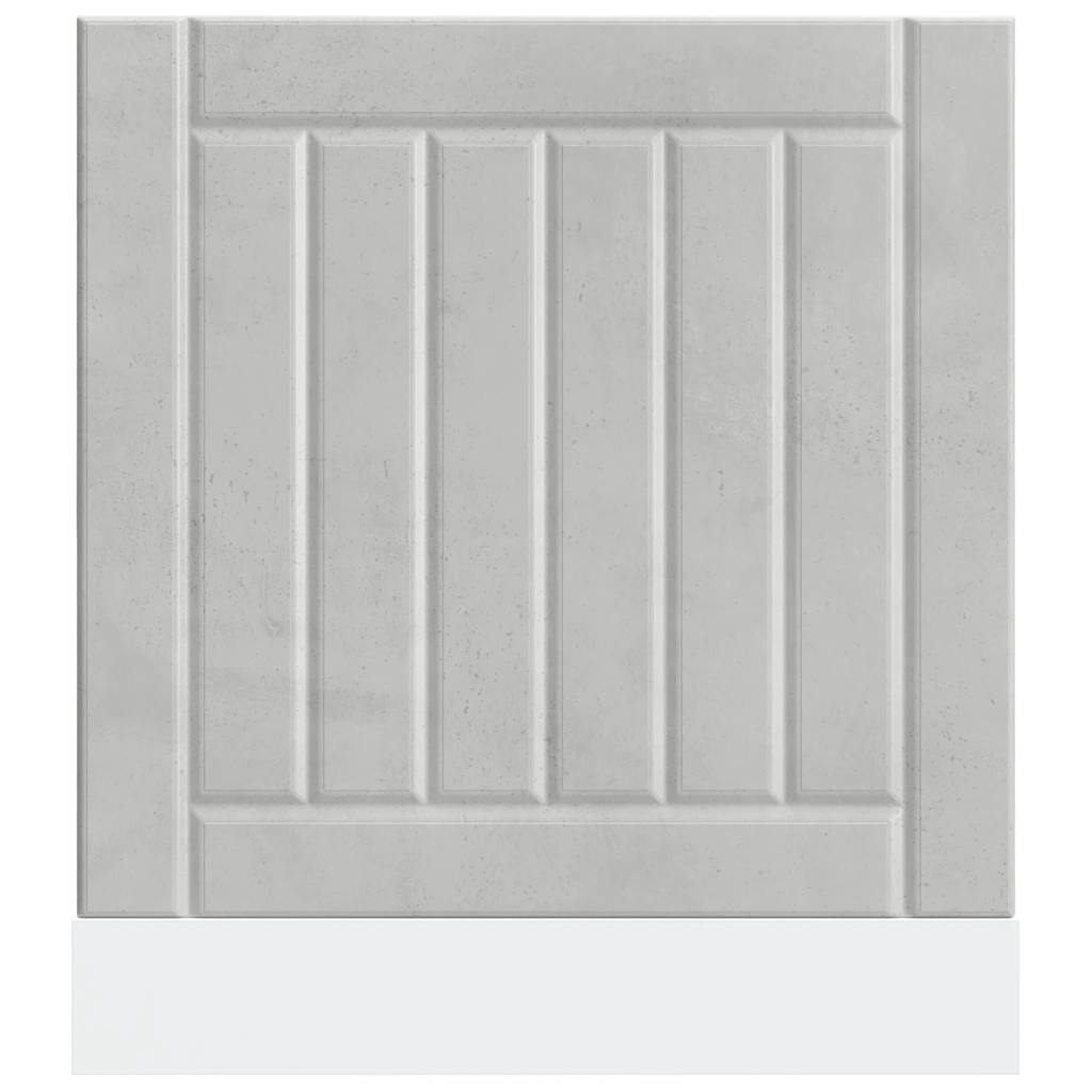 vidaXL Πλυντήριο πιάτων Πίνακας "Lucca" Σκυρόδεμα Γκρι