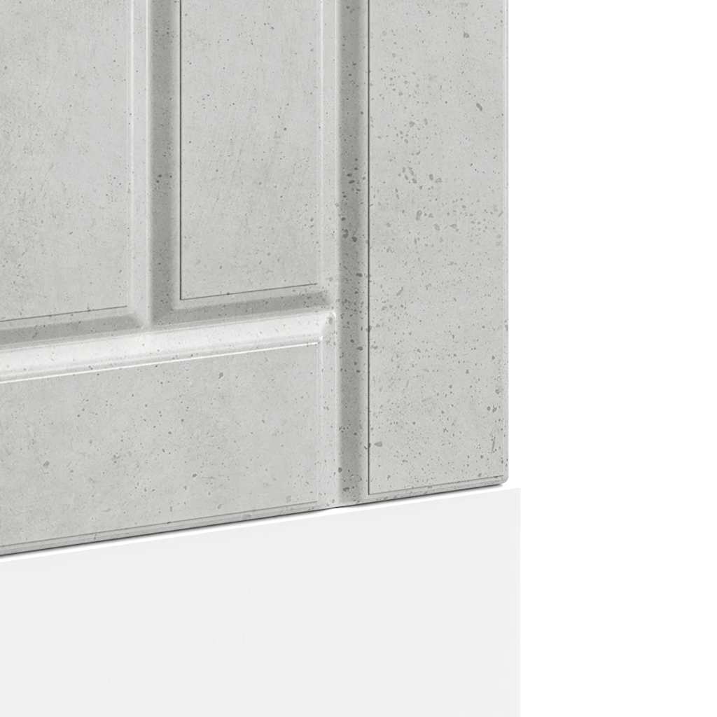 vidaXL Πλυντήριο πιάτων Πίνακας "Lucca" Σκυρόδεμα Γκρι