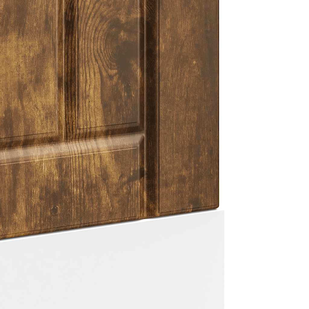 vidaXL Πίνακας πλυντηρίου πιάτων "Lucca" Καπνιστό ξύλο