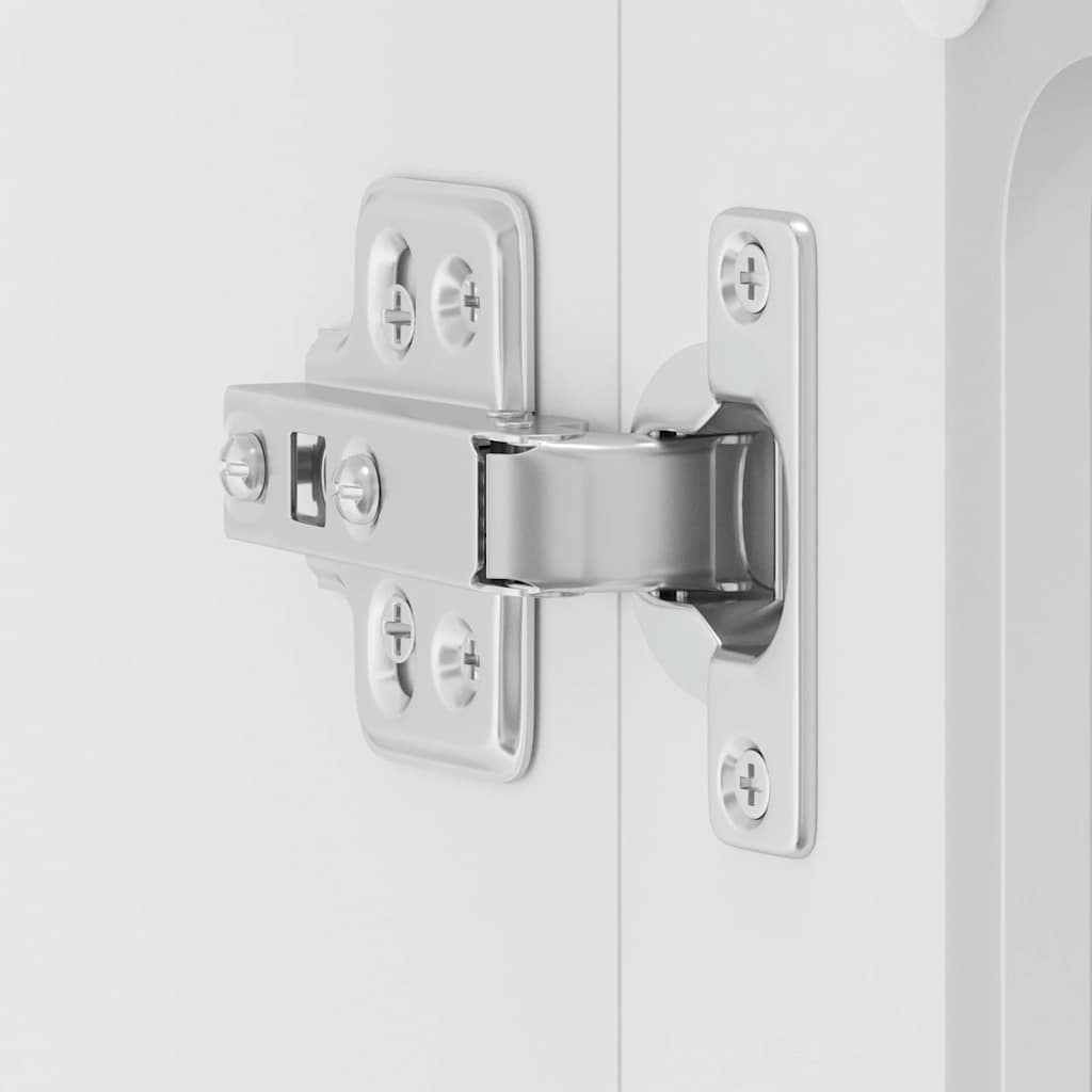 vidaXL Ντουλάπι τοίχου κουζίνας με γυάλινη πόρτα "Lucca" Λευκό