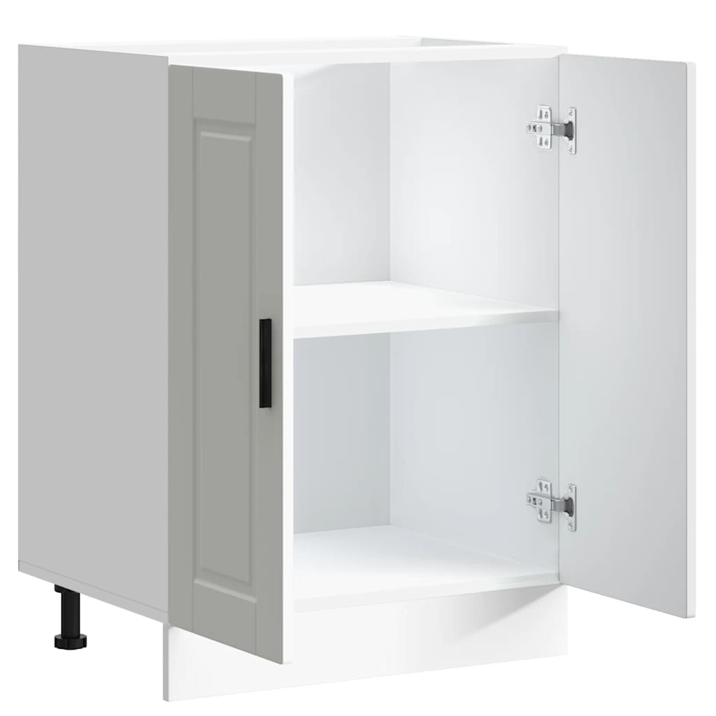 vidaXL ντουλάπι βάσης κουζίνας Porto Λευκό κατασκευασμένο ξύλο