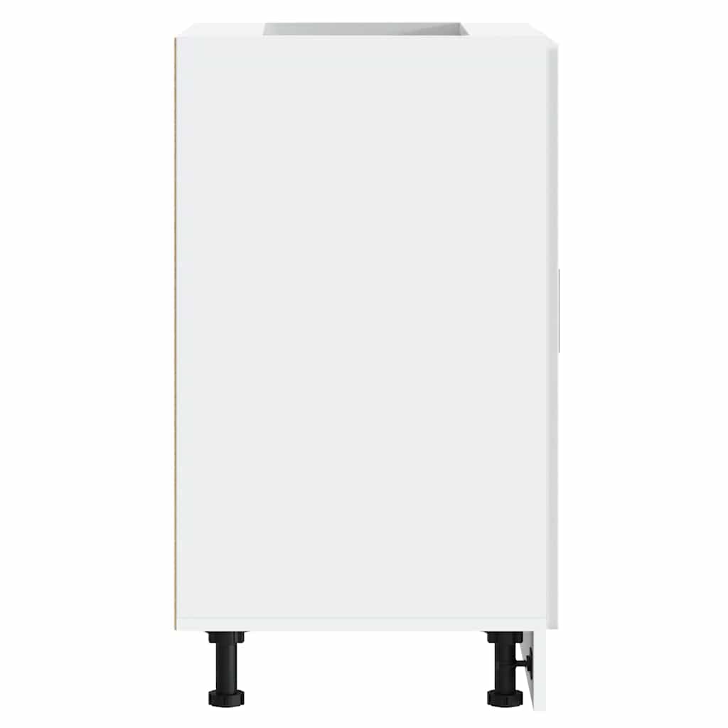 vidaXL ντουλάπι βάσης κουζίνας Porto Λευκό κατασκευασμένο ξύλο