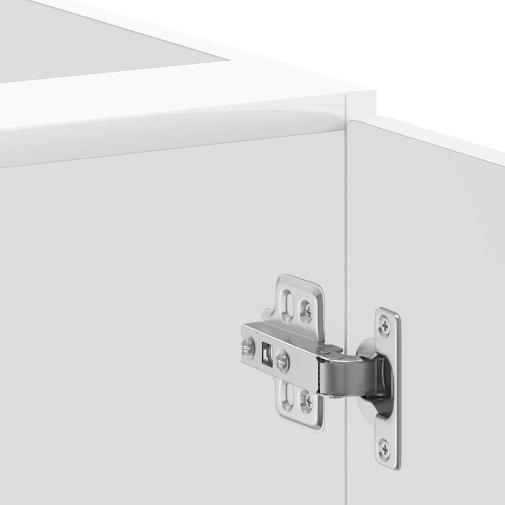 vidaXL ντουλάπι βάσης κουζίνας Porto Λευκό Υψηλής στιλπνότητας