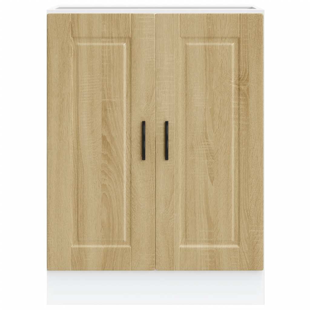 vidaXL ντουλάπι βάσης κουζίνας Porto Δρυς sonoma κατασκευασμένο ξύλο