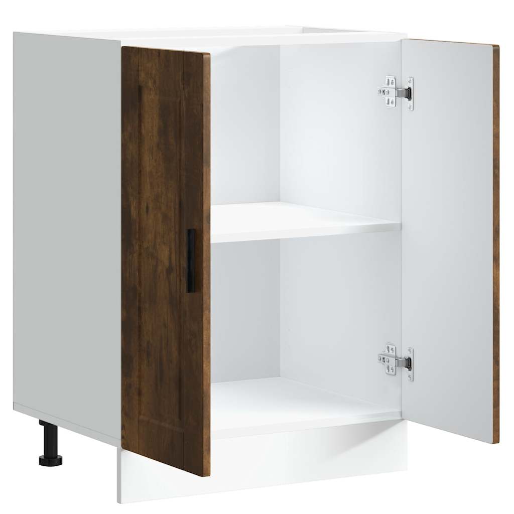 vidaXL ντουλάπι βάσης κουζίνας Porto Καπνιστή βελανιδιά